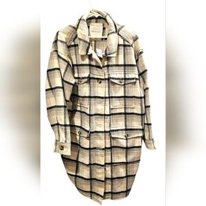 New AMERICAN EAGLE Extra Long Shacket Size XL